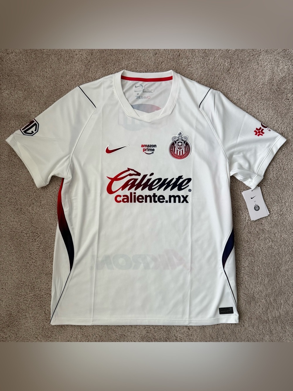 Nike C.D. Guadalajara Chivas Stadium Away Jersey Men Sz XL  NEW